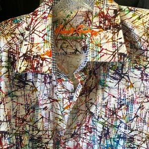 Robert Graham Multicolor Abstract Men's Shirt